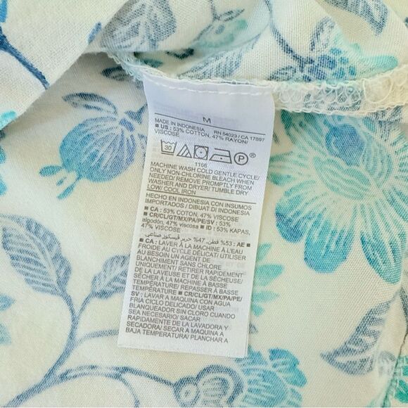 Old Navy Womens Dress Short Straps Floral Summer Pockets Resort Pockets M - Picture 3 of 3